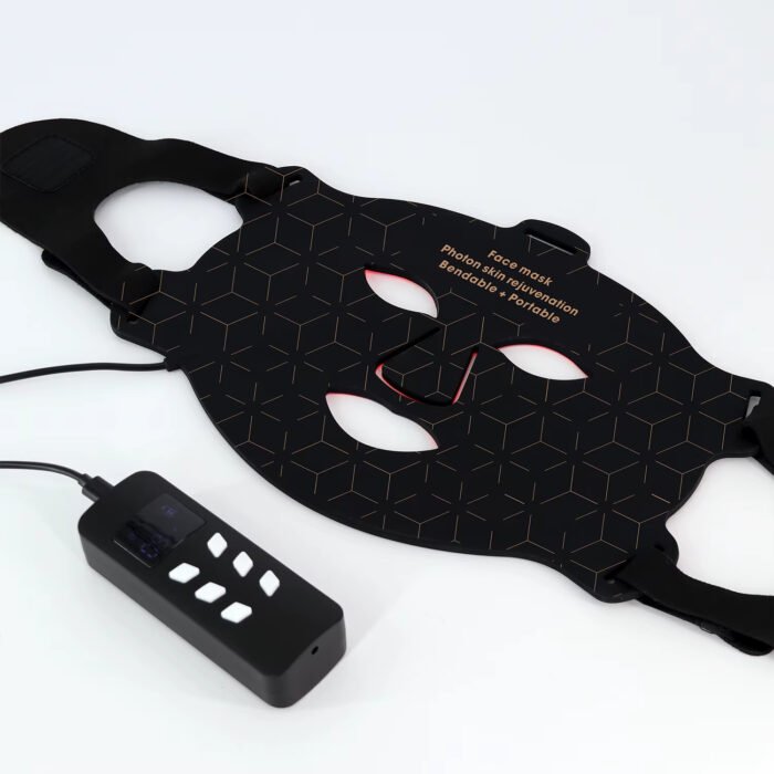 4 Colors Women Beauty Silicone LED Face 630nm 850nm Red Light Therapy Mask Anti-Aging LED Facial Mask