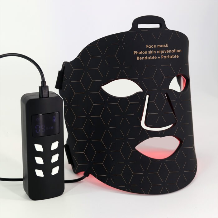 4 Colors Women Beauty Silicone LED Face 630nm 850nm Red Light Therapy Mask Anti-Aging LED Facial Mask