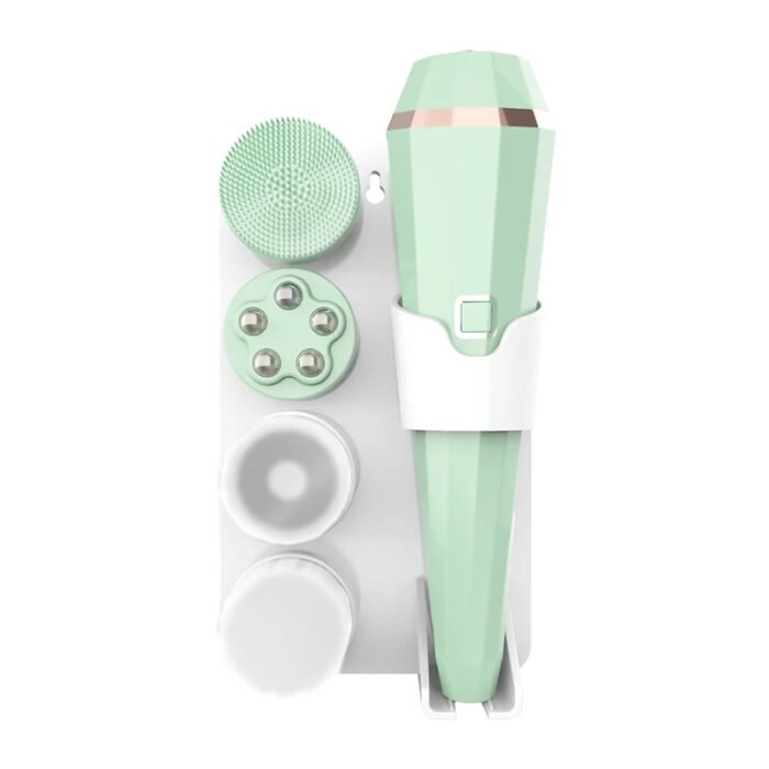 4 in 1 Waterproof Electric Facial Massager Deep Cleaning Brush Face Cleansing Tool(