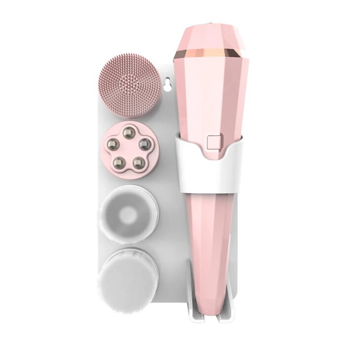 4 in 1 Waterproof Electric Facial Massager Deep Cleaning Brush Face Cleansing Tool(
