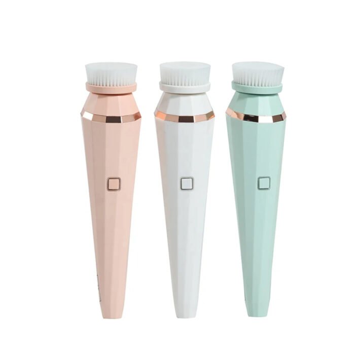 4 in 1 Waterproof Electric Facial Massager Deep Cleaning Brush Face Cleansing Tool(
