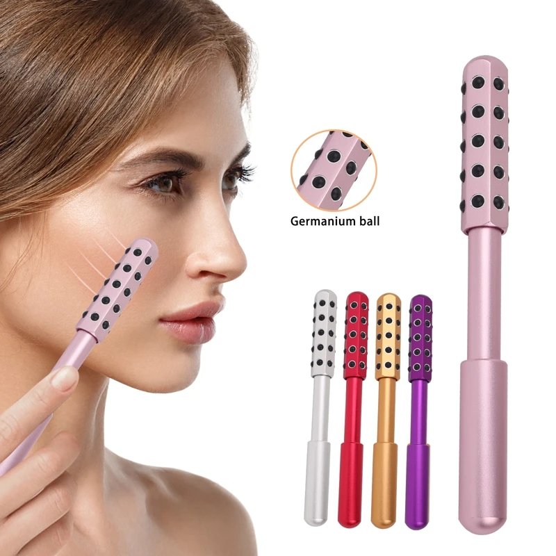 Beauty Device Skin Tightening Facial Massager Wrinkles Removal Face Massager Germanium Face Roller