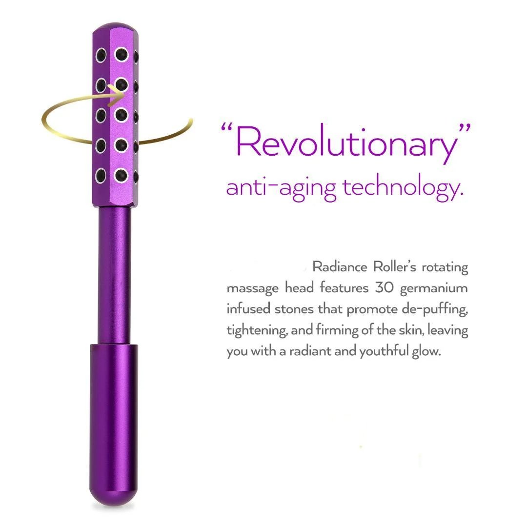 Beauty Device Skin Tightening Facial Massager Wrinkles Removal Face Massager Germanium Face Roller
