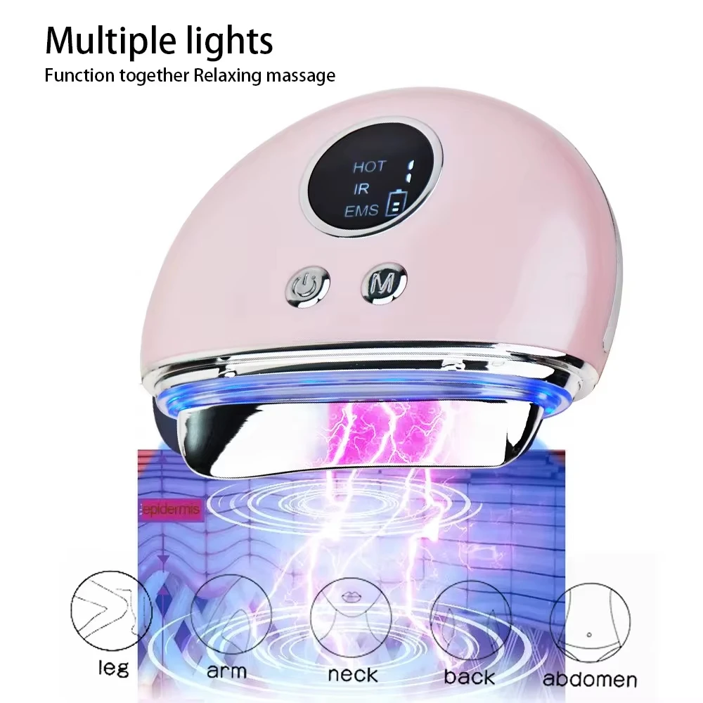 4 Modes Deep Skin Lifting Gua Sha Facial Tool Custom