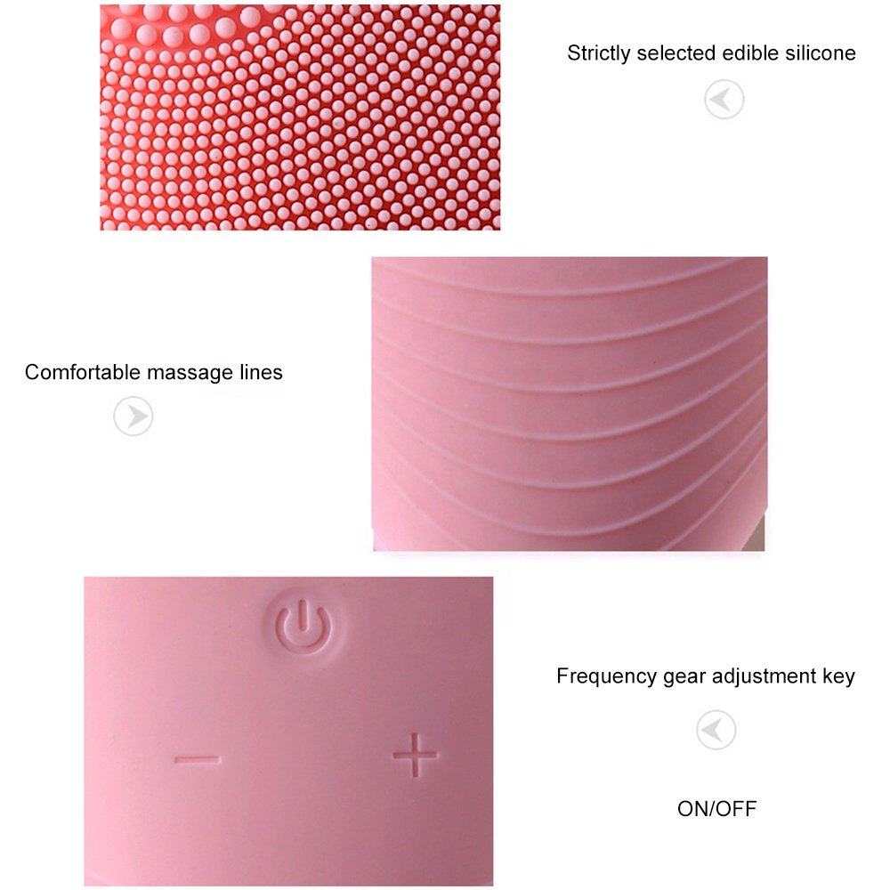 Electric Face Brush Scrubber Waterproof Sonic Mini Electric Face massager
