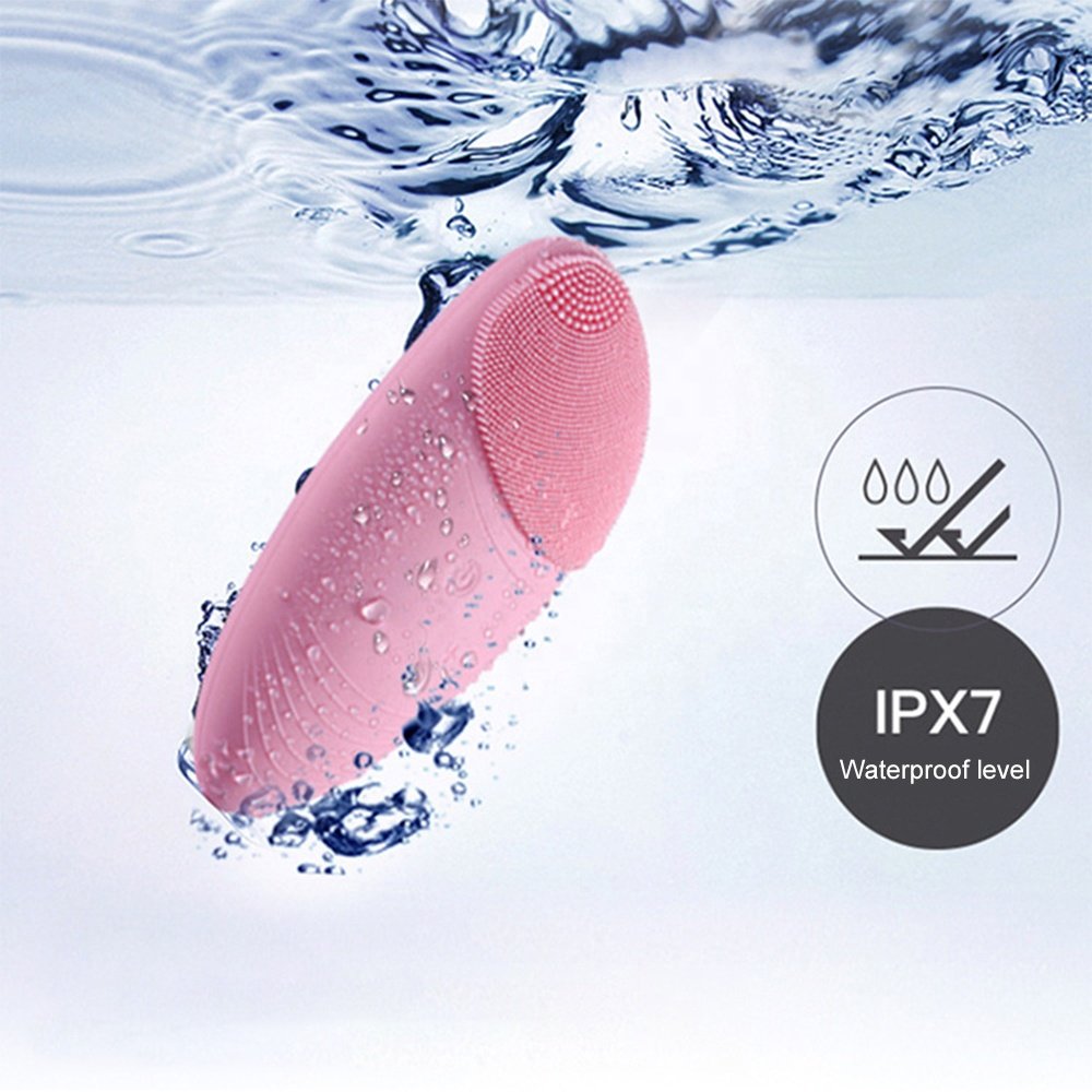 Electric Face Brush Scrubber Waterproof Sonic Mini Electric Face massager