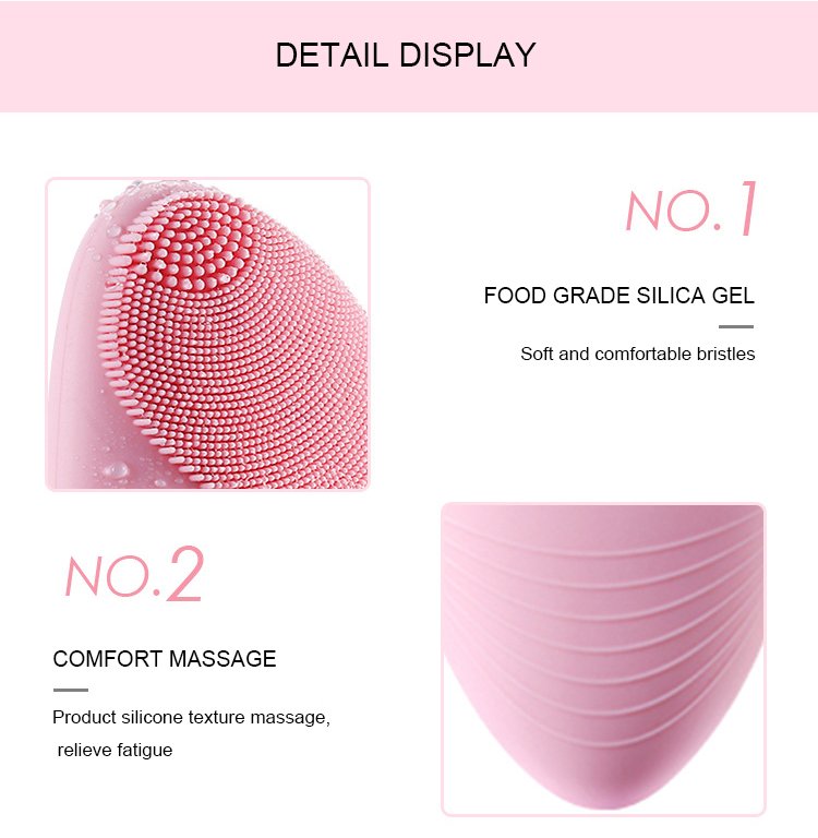 Electric Face Brush Scrubber Waterproof Sonic Mini Electric Face massager