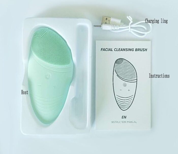 Electric Face Brush Scrubber Waterproof Sonic Mini Electric Face massager