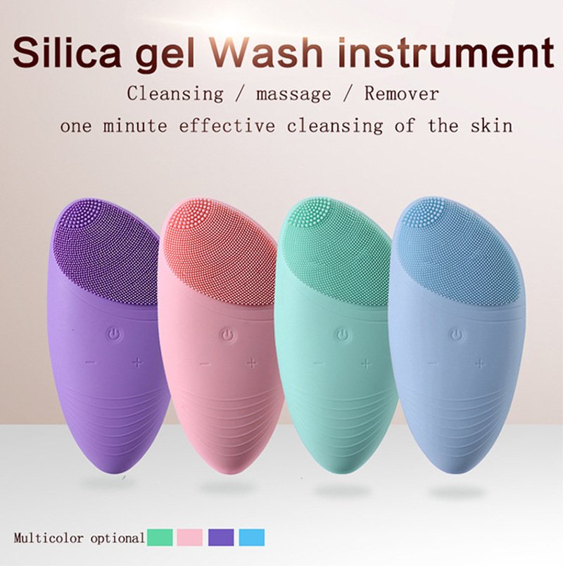 Electric Face Brush Scrubber Waterproof Sonic Mini Electric Face massager