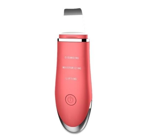 Electric Face Exfoliator Device Facial Ultrasonic Skin Scrubber Blackhead Remover