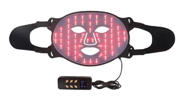 Face And Neck Mask 4 Color Red Blue Light Therapy Mask Skin Care Treatment Beauty PDT Machine Wireless Led Beauty Face Mask Infrared Device