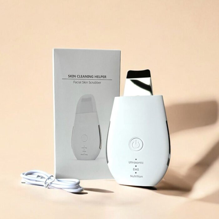 Face Deep Cleansing Skin Scrubber Ultrasonic EMS High Frequency Face Cleaning Machine