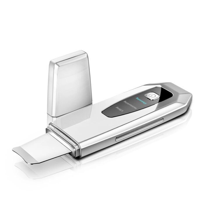 Hand Hold Ultrasonic Face Cleaner Microcurrent Ultrasonic Skin Scrubber Exfoliator Blackhead Remover Skin Scrubber