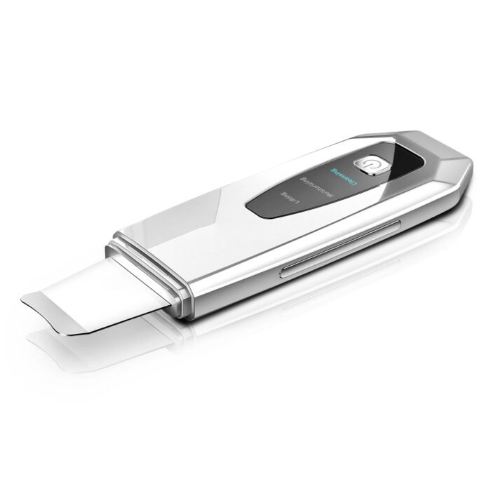 Hand Hold Ultrasonic Face Cleaner Microcurrent Ultrasonic Skin Scrubber Exfoliator Blackhead Remover Skin Scrubber