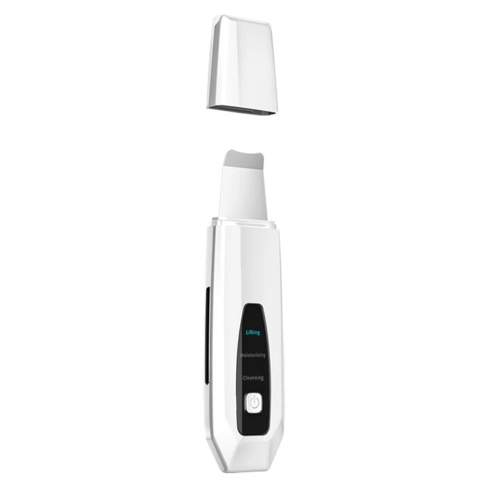 Hand Hold Ultrasonic Face Cleaner Microcurrent Ultrasonic Skin Scrubber Exfoliator Blackhead Remover Skin Scrubber
