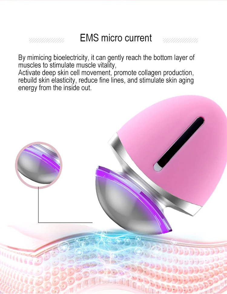 IPX7 Waterproof Anti-Aging Facial Cleansing Brush Silicone Brush Face Massager
