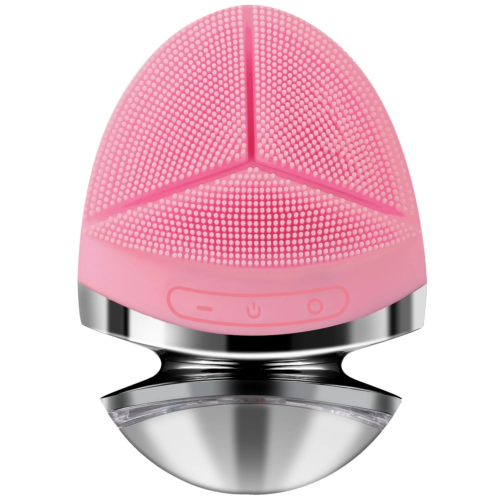 IPX7 Waterproof Anti-Aging Facial Cleansing Brush Silicone Brush Face Massager