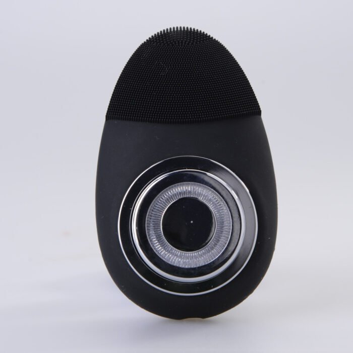 IPX7 Waterproof Ultrasonic Constant Temperature 42℃- 45℃ Facial Cleanser Mini Hand-Held Household EMS Silicone Face Brush