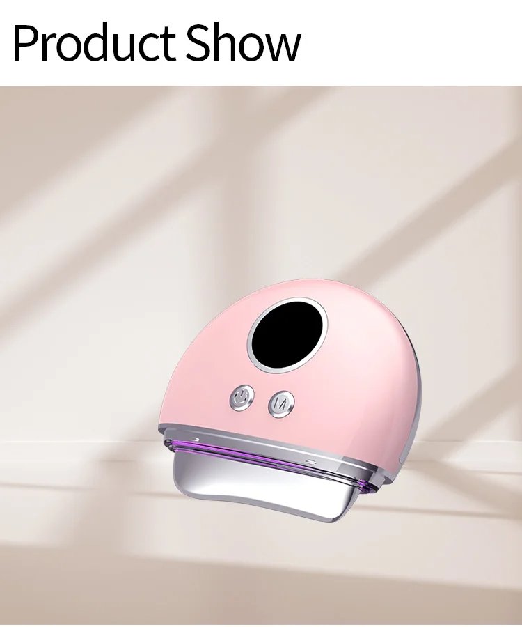 Led Electric Gua Sha Facial Tool 9 Gear Vibration Heating Beauty Scraping Instrument