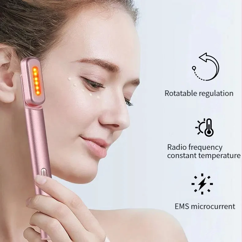 Metal Portable Red Light Therapy Wand Skincare Tools Supplier