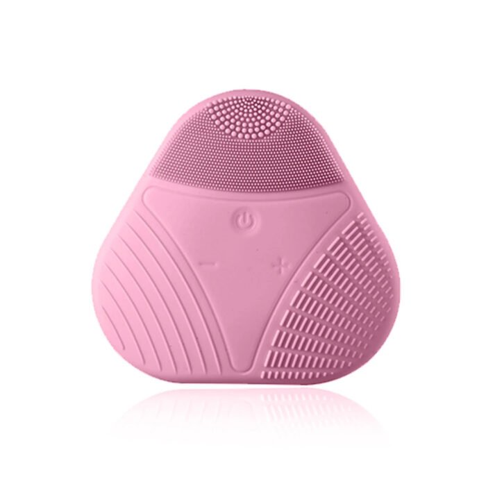 Mini Electric Silicone Skin Brush Silicone Facial Cleaning Brush Waterproof Ultrasonic Silicone Facial Cleanser