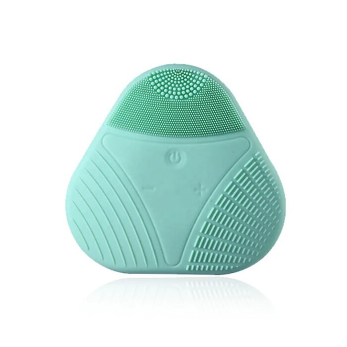 Mini Electric Silicone Skin Brush Silicone Facial Cleaning Brush Waterproof Ultrasonic Silicone Facial Cleanser