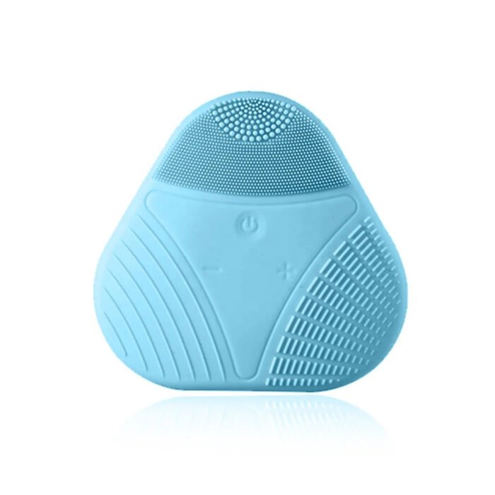 Mini Electric Silicone Skin Brush Silicone Facial Cleaning Brush Waterproof Ultrasonic Silicone Facial Cleanser