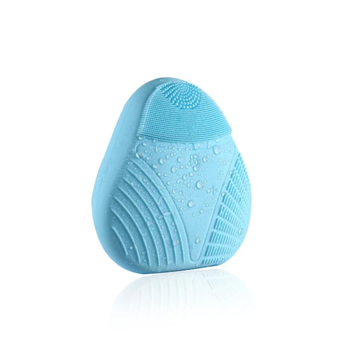 Mini Electric Silicone Skin Brush Silicone Facial Cleaning Brush Waterproof Ultrasonic Silicone Facial Cleanser