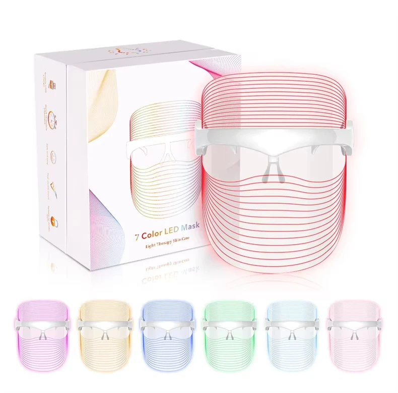 Multi Wavelength Portable Red Light Face Mask OEM