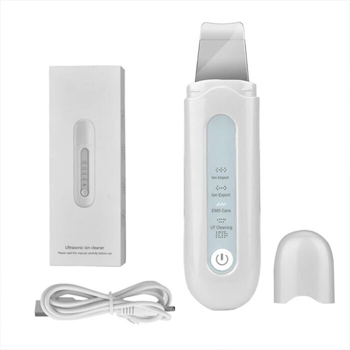 Multifuncional Sonic Vibration Ultrasonic Beauty Scoop Blackhead Skin Scrubber