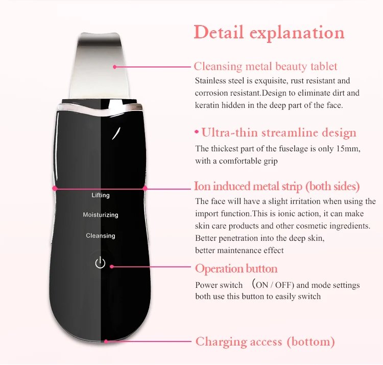 Personal Care skin ScrubberFace Deep Cleaning Cleaner Vacuum Blackhead Remover Massage