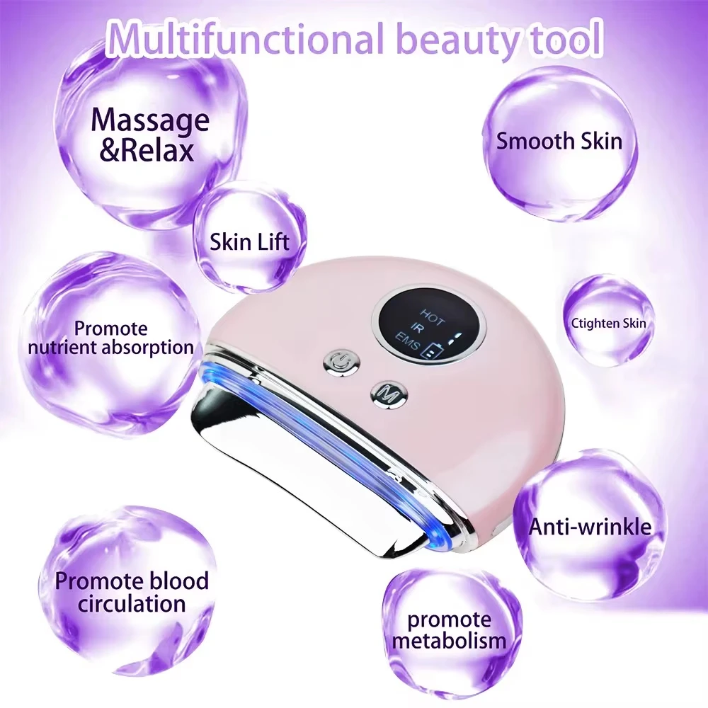 Popular Wholesale Gua Sha Facial Tool Skincare Essentials Massager 