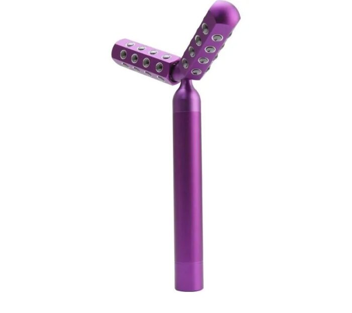 AA Battery Powered Double Rollers Y Shape Electric Facial Lift Body Germanium Face Massage Uplift Roller