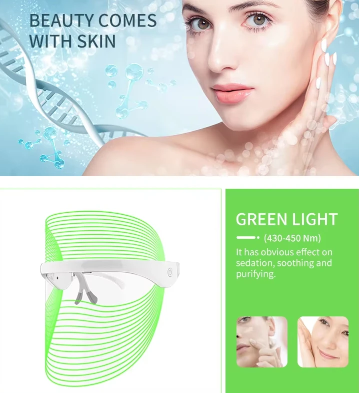 Red Light Face Mask With PVC Plastic Material