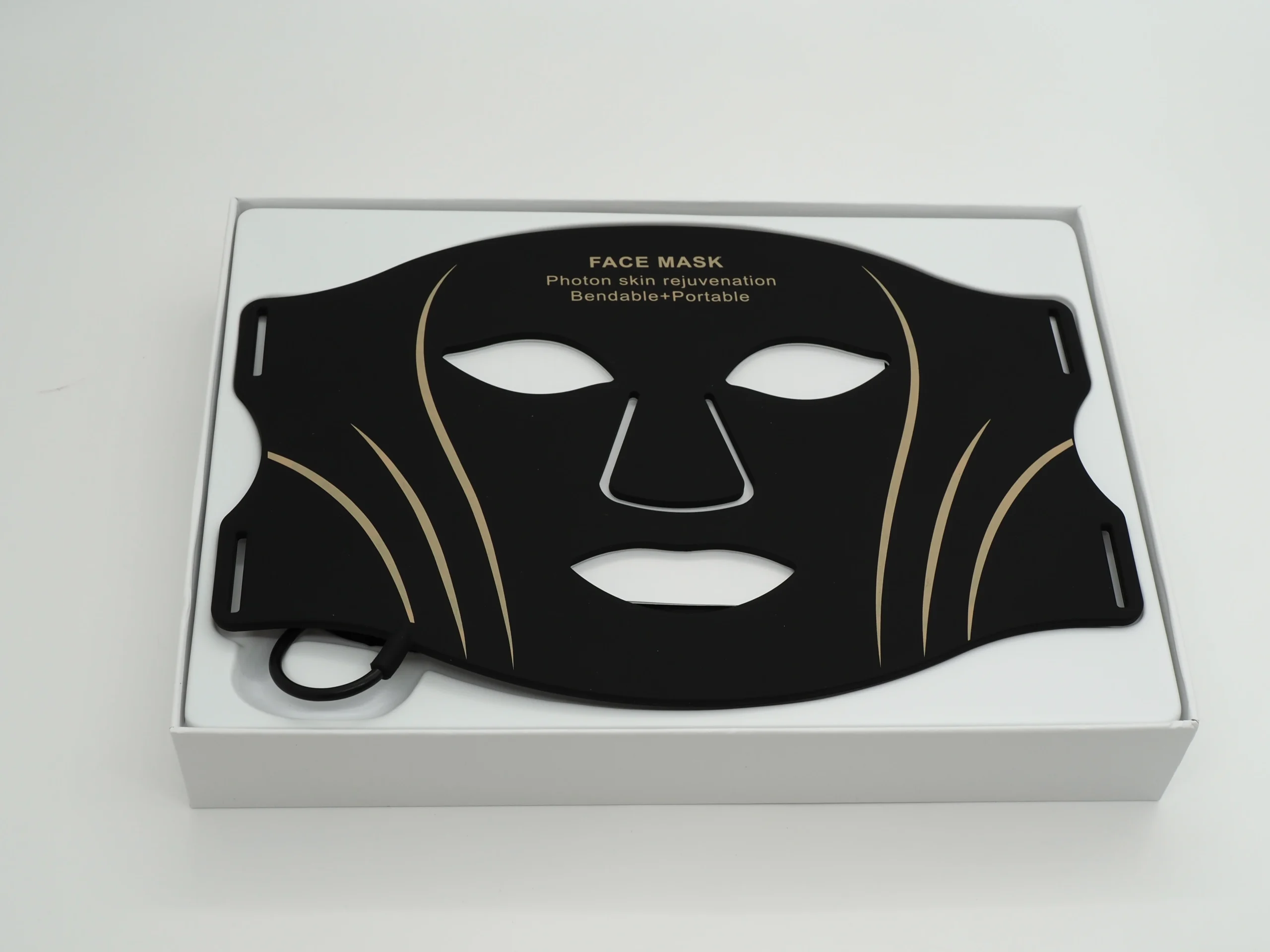 Red Light Photon Therapy Face Neck Mask Custom Logo Packaging