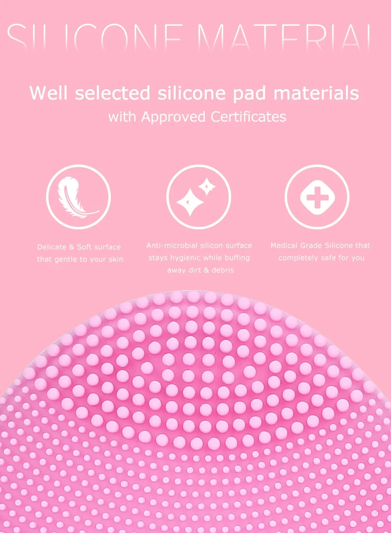 Silicone Automatic Face Brush Deep Facial Cleansing Tools ODM