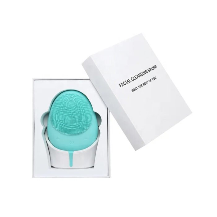 Silicone Face Scrubber Electric 5 Levels Sonic Vibrating Face Brush Deep Cleansing Face Cleansing Brush