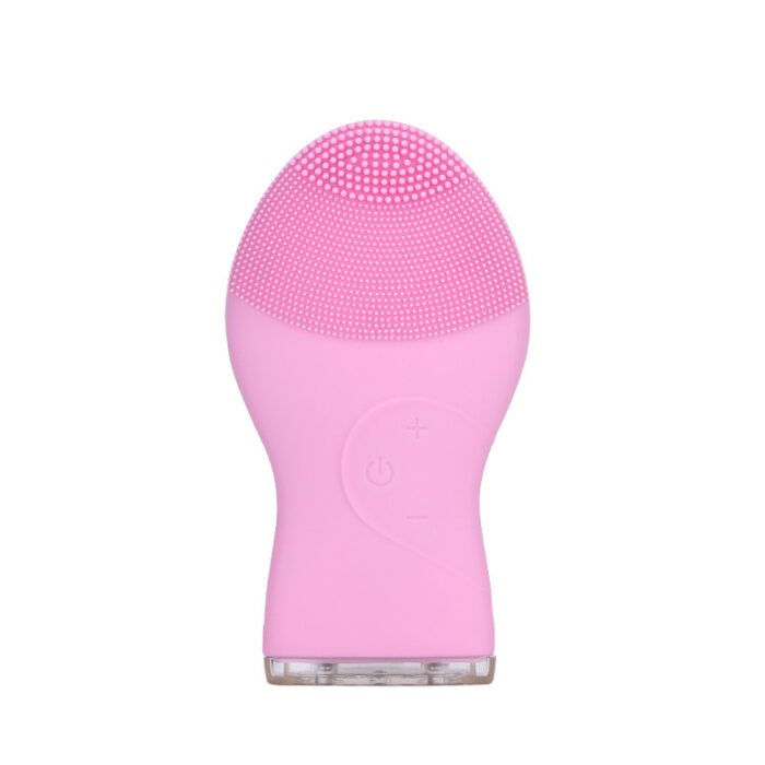 Silicone Facial Cleansing Brush High Frequency Waterproof IPX7 Rechargeable Deep Cleaning Face Scrubber