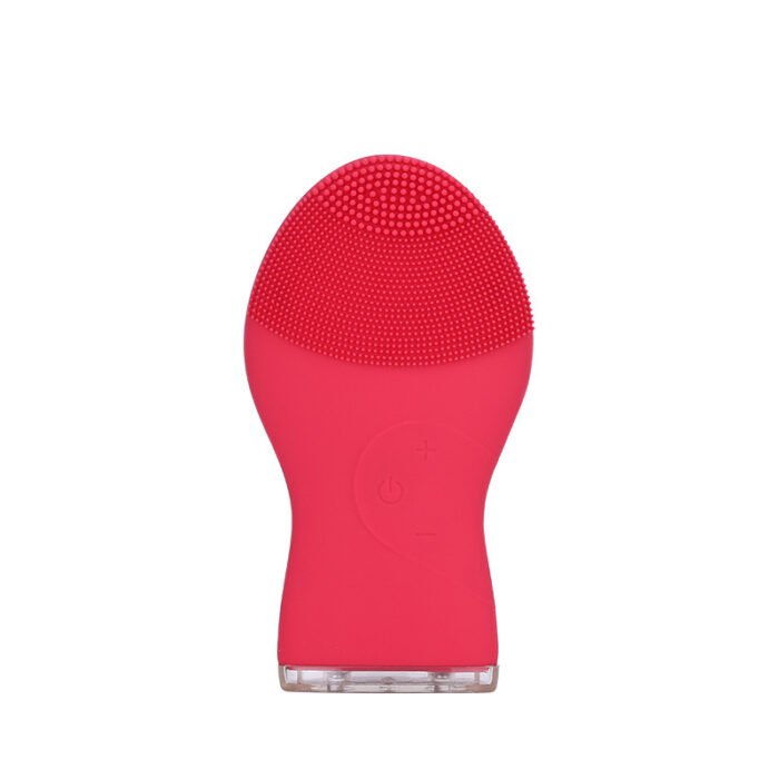 Silicone Facial Cleansing Brush High Frequency Waterproof IPX7 Rechargeable Deep Cleaning Face Scrubber