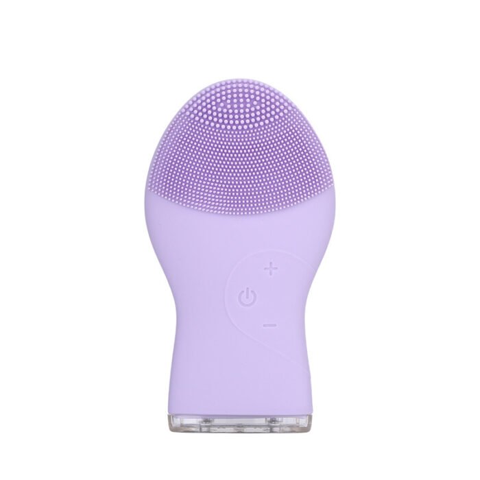 Silicone Facial Cleansing Brush High Frequency Waterproof IPX7 Rechargeable Deep Cleaning Face Scrubber