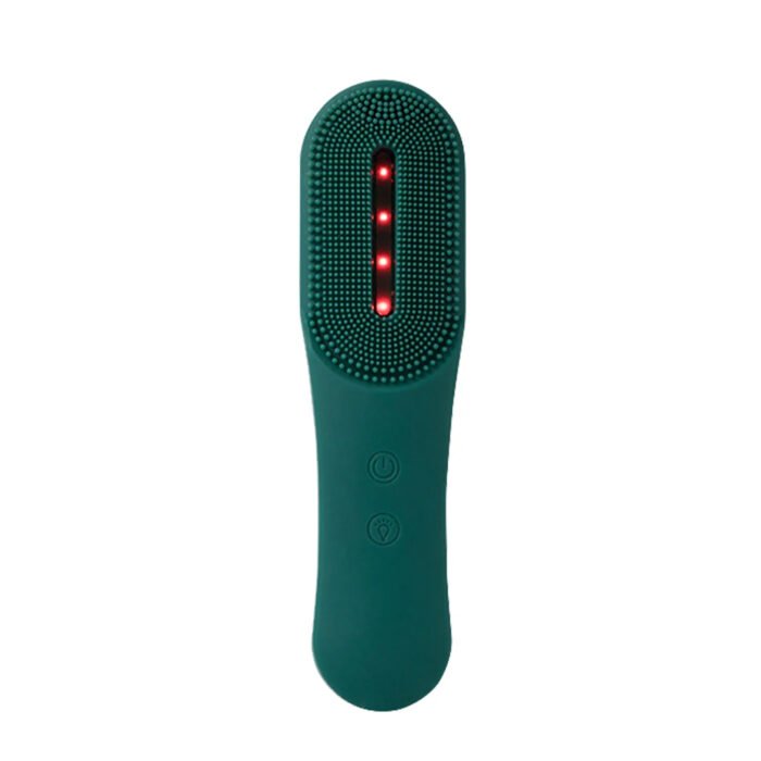 Silicone Led Photon Rejuvenation Anti Acne Cleanser Brush Facial Cleansing Vibration