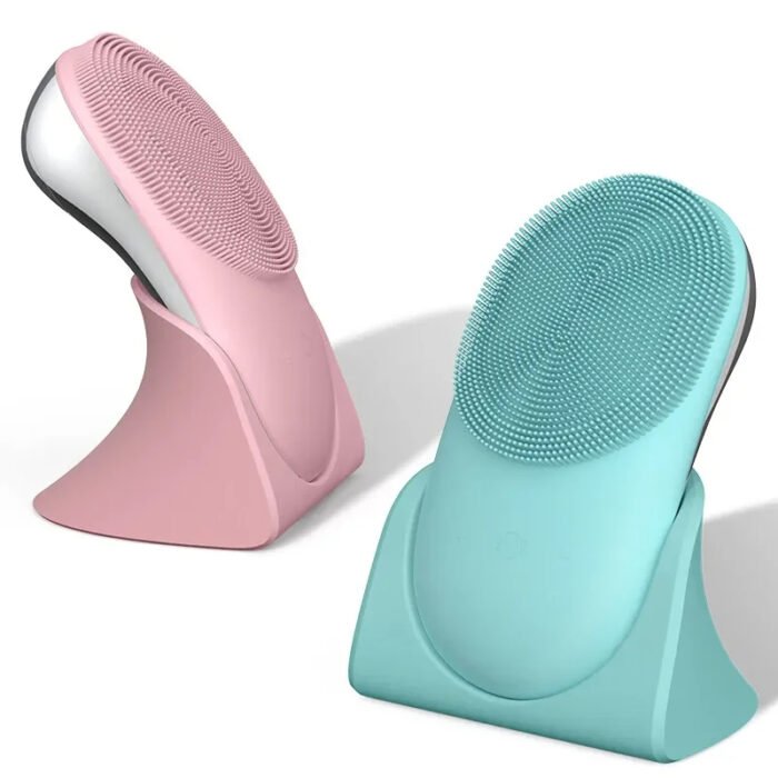 Wireless Facial Silicone Brush Washing Machine Face Cleansing Devices Silicone Electric Face Scrubber Waterproof