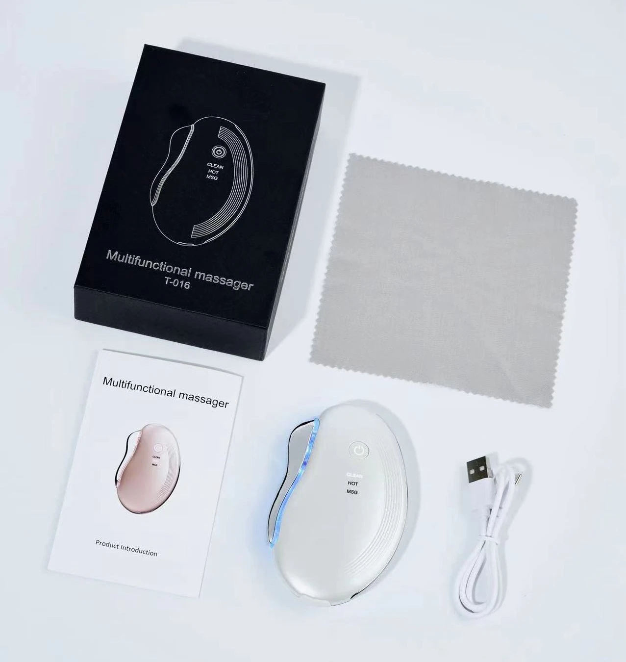 Electric Guasha Face Massager Custom Packaging Supplier