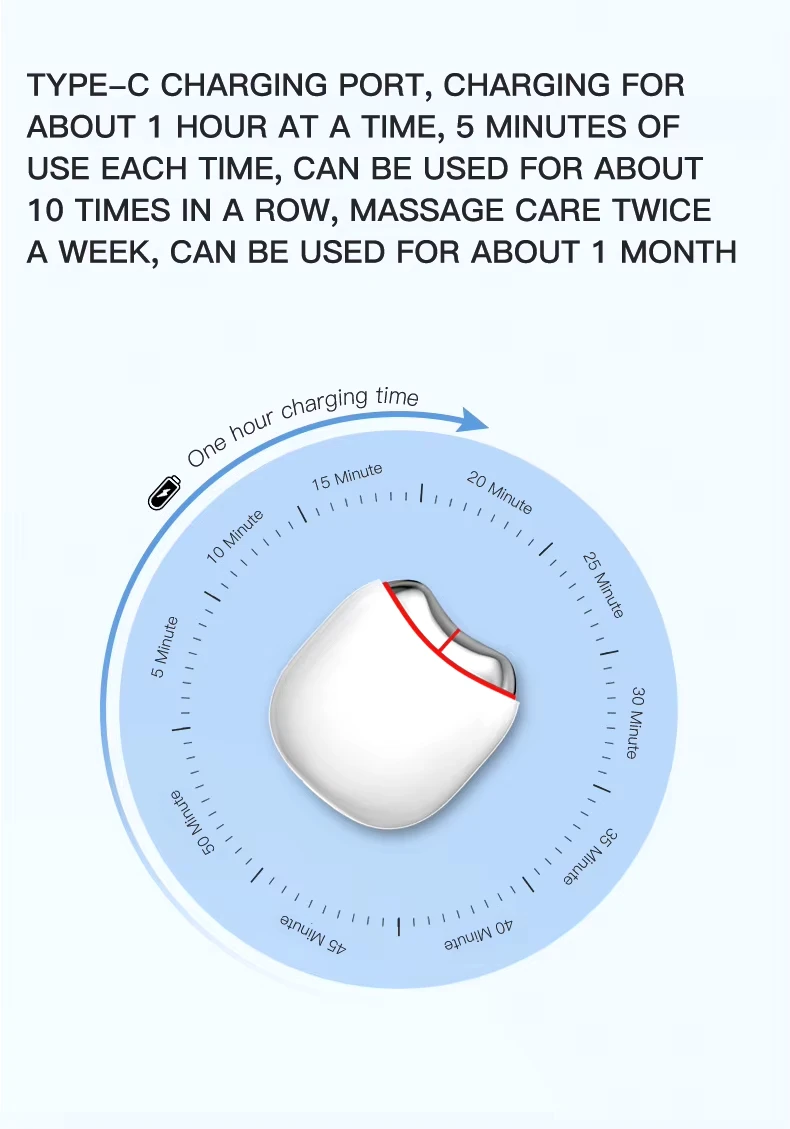 Electric Type-C Charging Guasha Facial Massager Supplier