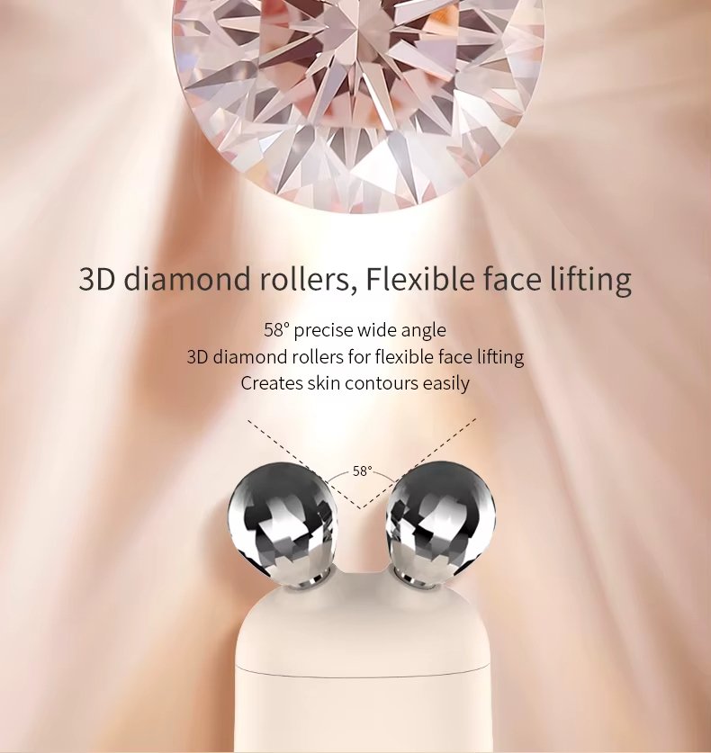 Luxury Microcurrent Radio Frequency Skin Tightening Facial Toning Device Anti Wrinkle Red Light Therapy Device Home Use Beauty Equipment Facial Massager