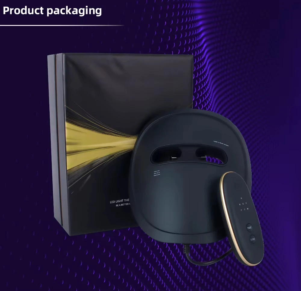 Silicone LED Red Light Face Mask Custom Packaging
