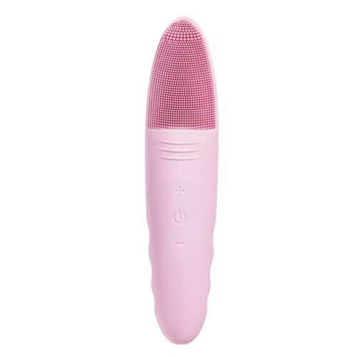 Deep Cleaning High Frequency Vibration IPX7 Waterproof Facial Cleansing Brush Silicone Head Brush