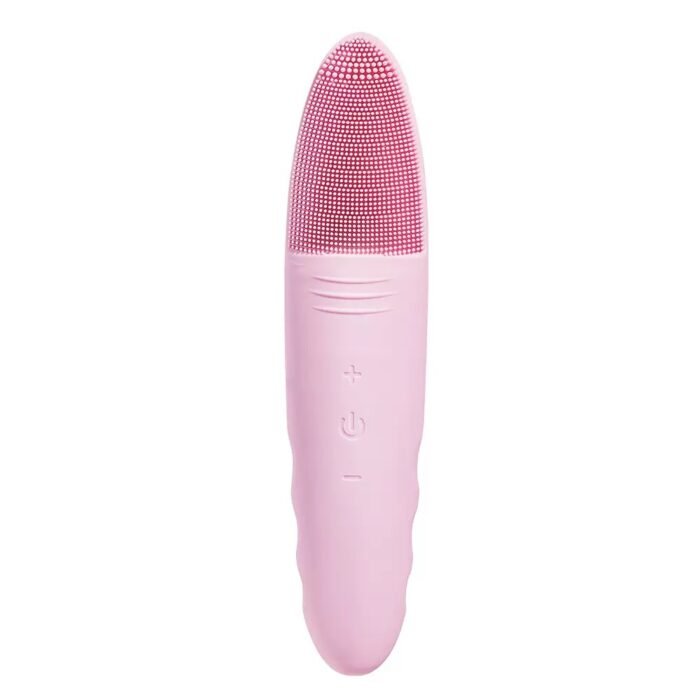 Deep Cleaning High Frequency Vibration IPX7 Waterproof Facial Cleansing Brush Silicone Head Brush