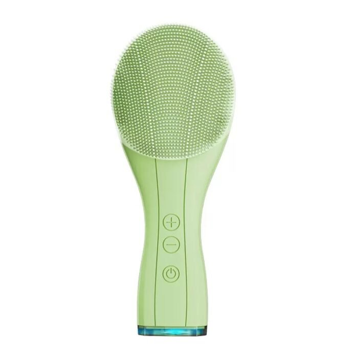 Double Sided Handheld Silicone Face Washing Brush IPX7 Waterproof Facial Cleansing Brush