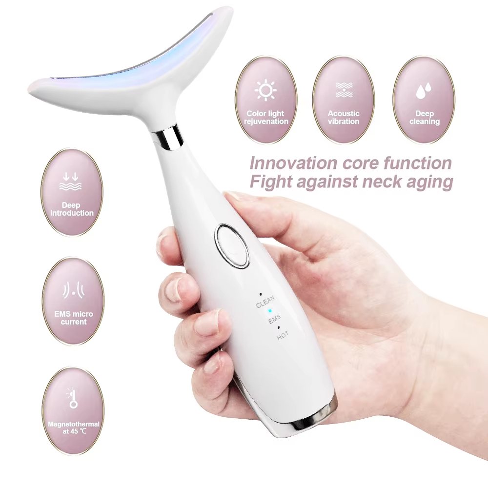 Portable Electric Face Neck Lift Massager Rechargeable Face Sculpting Tool Anti-wrinkle Skin Care EMS Beauty Device